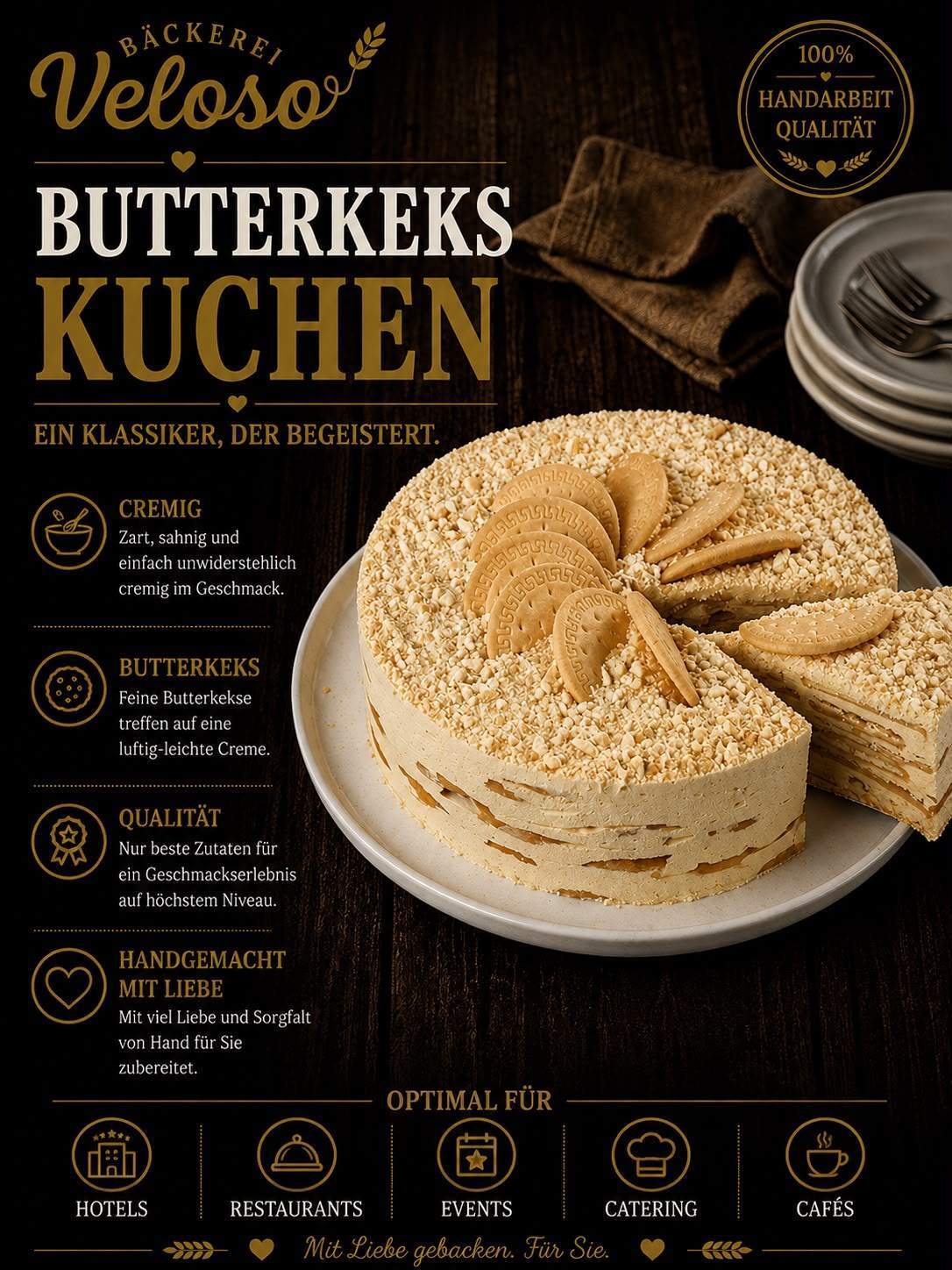 Butterkeks-Kuchen von Bäckerei Veloso